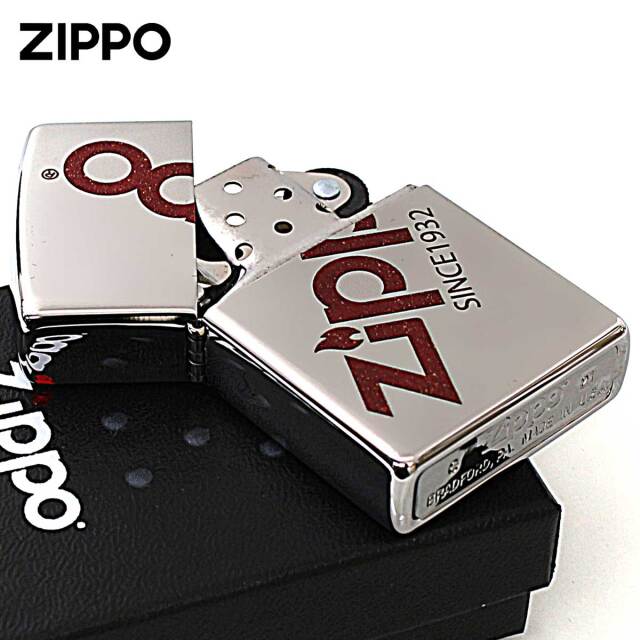 Zippo ジッポー ジッポ ロゴ ZIPPO LOGO クロムメッキ 古美仕上げ