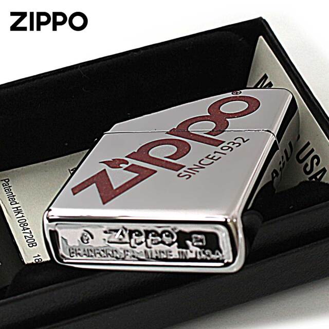 Zippo ジッポー ジッポ ロゴ ZIPPO LOGO クロムメッキ 古美仕上げ