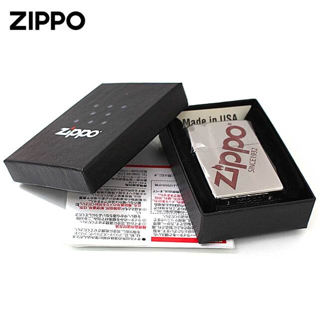 Zippo ジッポー ジッポ ロゴ ZIPPO LOGO クロムメッキ 古美仕上げ