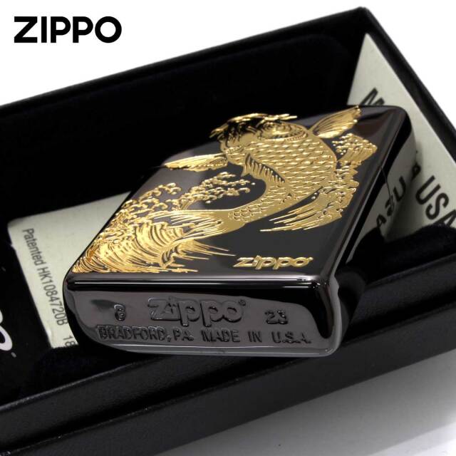 コビー　ひばり　フラシ　フラッグシップ　2枚セット　未開封 Zippo ジッポー 鯉 カープ CARP ブラック 2BKG-CARP メール便可
