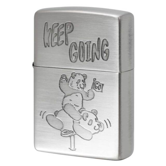 Zippo ジッポー NAGOMI animal KEEP GOING パンダ メッセージ 202-KEEP メール便可