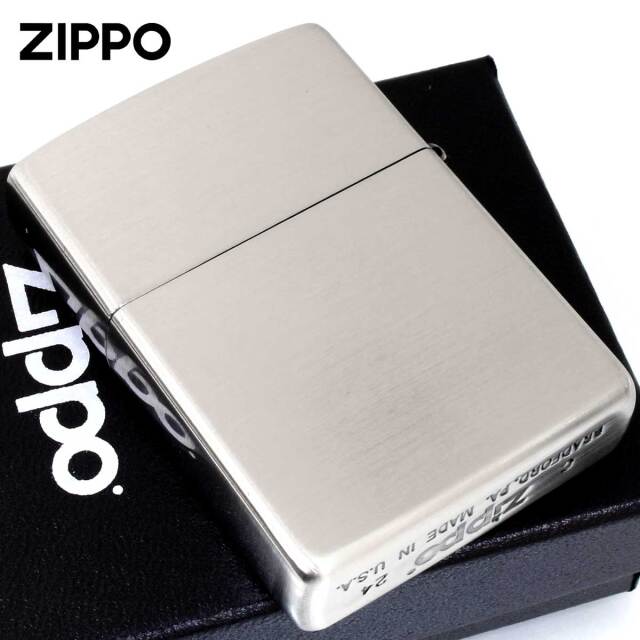 家具 Zippo Zippo ZIPPO（ジッポー） #230 カット有り 外側ケース シルバー ブラッシュ
