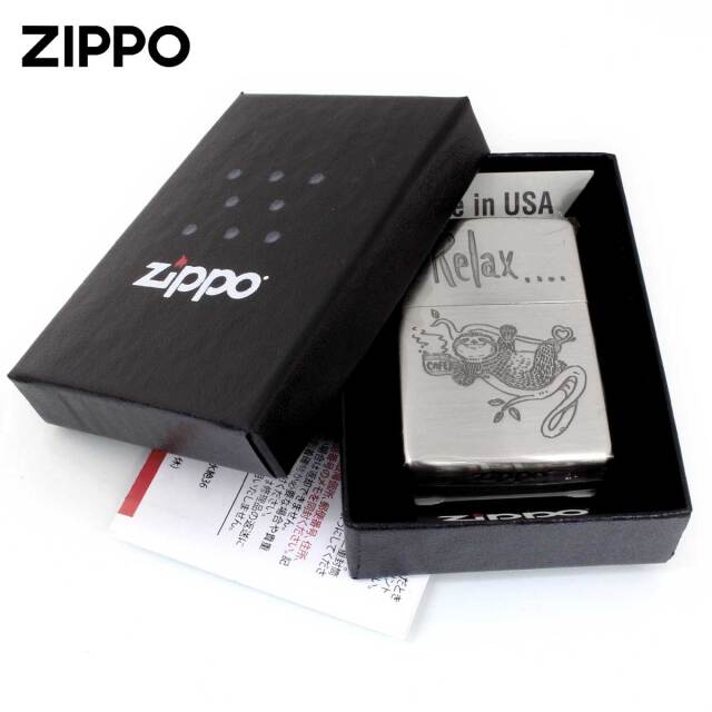 Zippo ジッポー NAGOMI animal Pelax なまけもの メッセージ 202