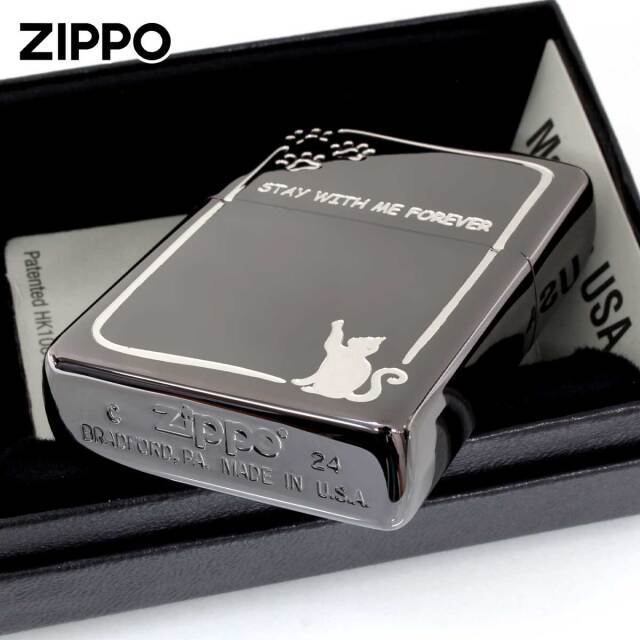 Zippo ジッポー ネコ 猫 足跡 STAY WITH ME FOREVER いつまでも
