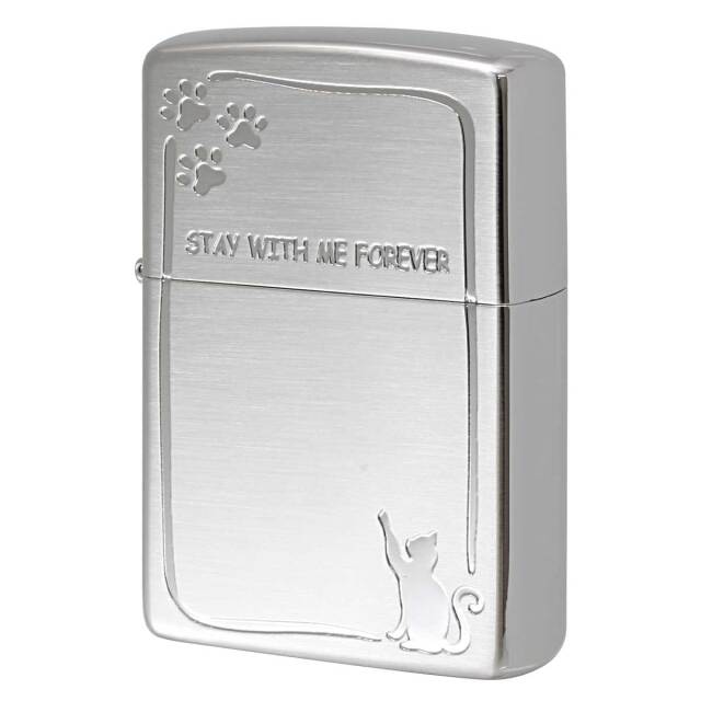 Zippo ジッポー ネコ 猫 Cat キャットウォーク ブラックニッケル CAT