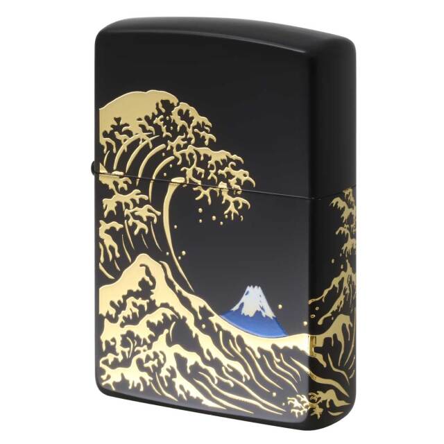 Zippo ジッポー 和柄 日本 美 波富士 2BKG-NAMIFUJI