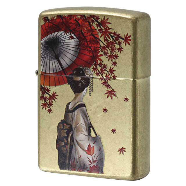 Zippo ジッポー JAPANESOUE 和柄 舞妓 日本 芸子 伝統 2BB-MAIKO