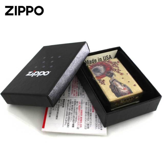 Zippo ジッポー JAPANESOUE 和柄 舞妓 日本 芸子 伝統 2BB-MAIKO