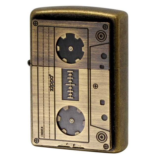 Zippo ジッポー CASSETTE TAPE カセットテープ 真鍮 昭和 レトロ 2BBM
