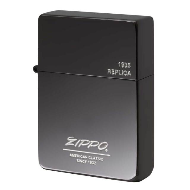 Zippo ジッポー 1935レプリカ OLD LOGO オールドロゴ ブラック 銀 35BKS-OLDLG