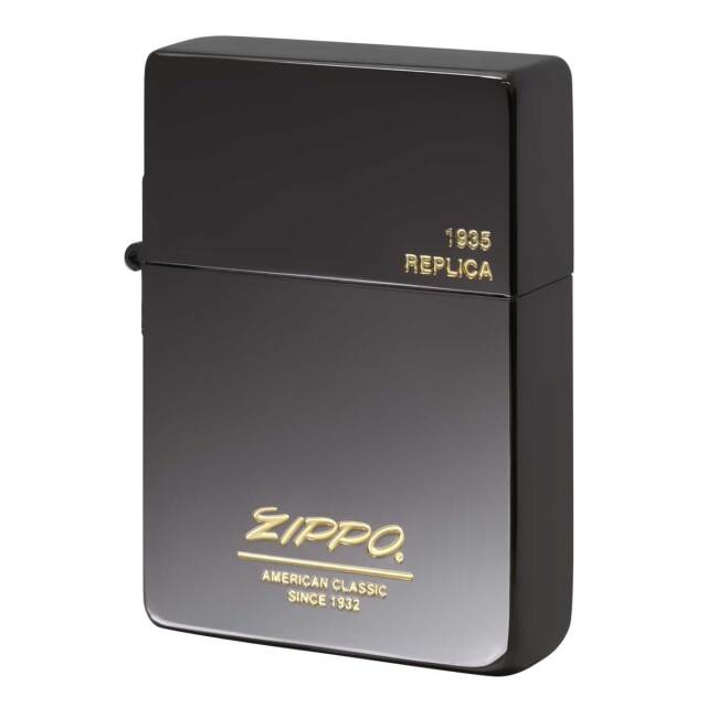 Zippo ジッポー 1935レプリカ OLD LOGO オールドロゴ ブラック 金 35BKG-OLDLG