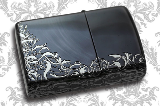 Zippo ジッポー アラベスク3面ブラック 2ARB-3BNS｜Zippo専門店