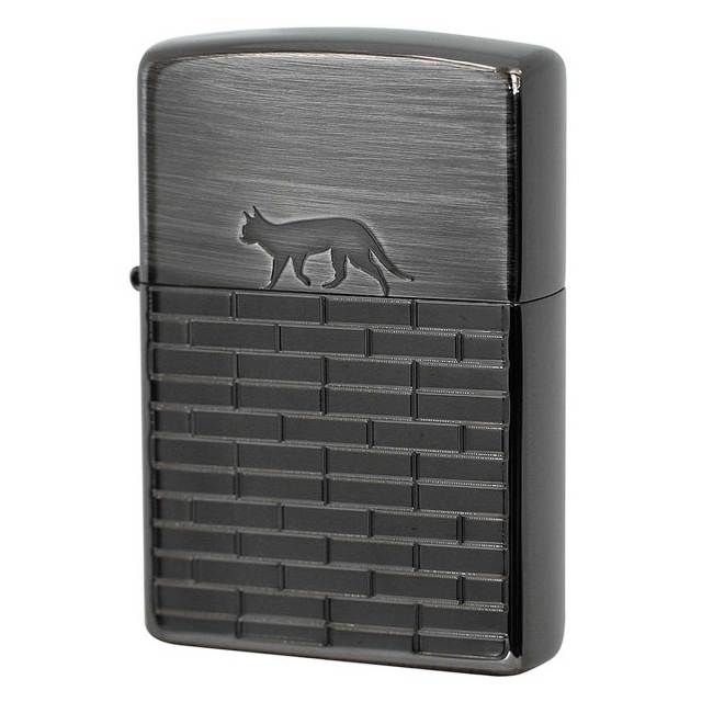 Zippo ジッポー ネコ 猫 Cat キャットウォーク ブラックニッケル CAT WALKS 2BN-CATW