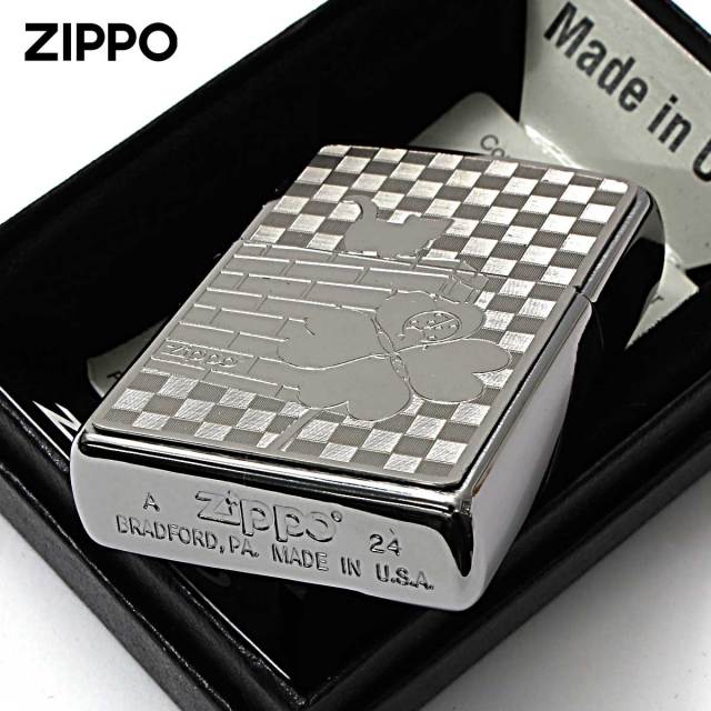 Zippo ジッポー ネコ 猫 Cat 天道虫 ＃200 メタルプレート ニッケル
