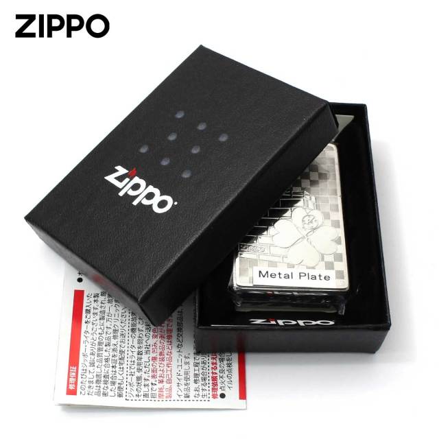 Zippo ジッポー ネコ 猫 Cat 天道虫 ＃200 メタルプレート ニッケル