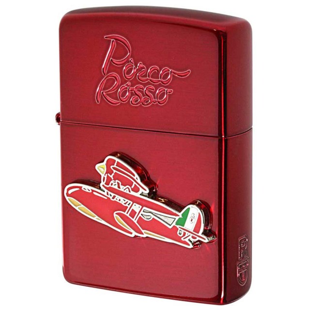 Zippo ジッポー スタジオジブリ 紅の豚 ポルコ赤2 レッド オフィシャルライセンス品 NZ-24