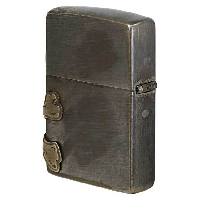 Zippo ジッポー スカル ドクロ 骸骨 アンティークスカル ニッケル古美 