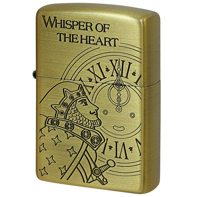Zippo ジッポー スタジオジブリ 耳をすませば ドワーフ王とエルフの王女 真鍮 ブラス オフィシャルライセンス品 NZ-30-53