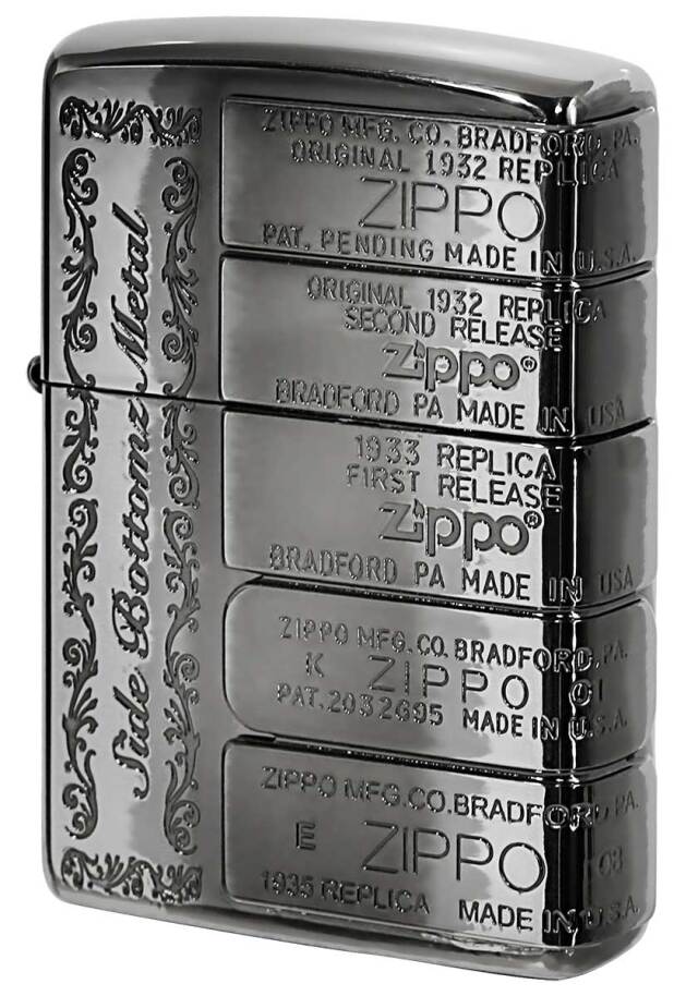 Zippo ジッポー Bottom Metal ＃200 ニッケルイブシ BM-333NI