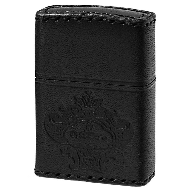 Zippo ジッポー オロビアンコ 本牛革 手縫い ブラック Orobianco  オフィシャルライセンス品 ORZ-001 BK