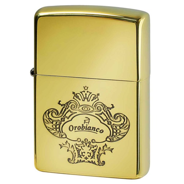 Zippo ジッポー オロビアンコ LOGO ロゴ 真鍮 ブラスイブシ Orobianco オフィシャルライセンス品 ORZ-002 BS