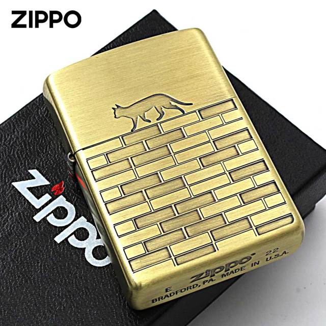 Zippo ジッポー ネコ 猫 Cat キャットウォーク ブラス CAT WALKS 2BS