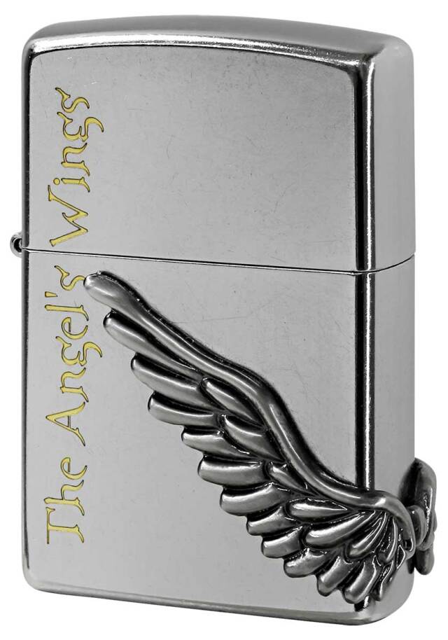 Zippo ジッポー The Angel Wing エンジェル ウイング ストリートクローム PAW-R1 メール便可