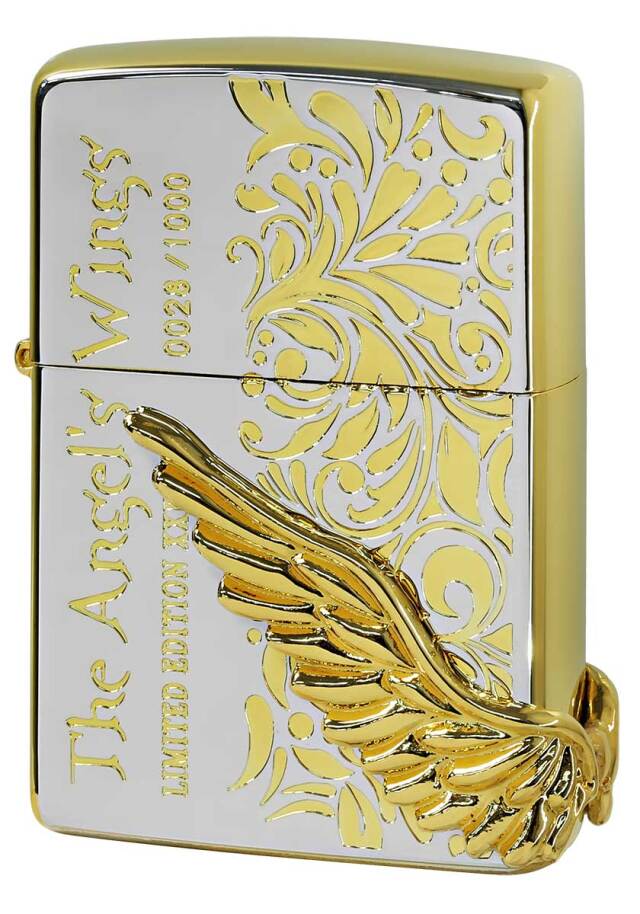 Zippo ジッポー 限定1,000個生産 2022-2023 The Angel's Wings Limted Edition エンジェルウイング シルバーゴールド PAW-2023SPG LTD