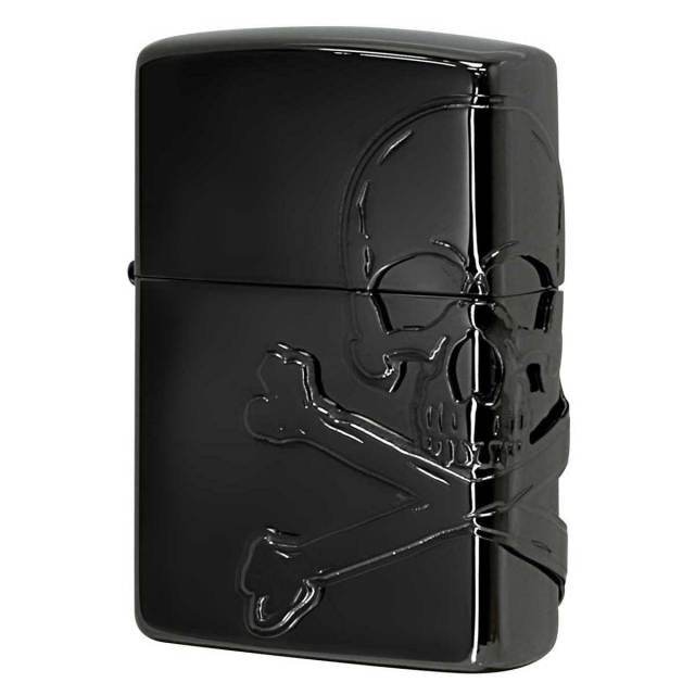 Zippo ジッポー スカル ドクロ 骸骨 スカルメタル ブラックニッケル SKULL Metal Black Nickel 2BN-SKULL