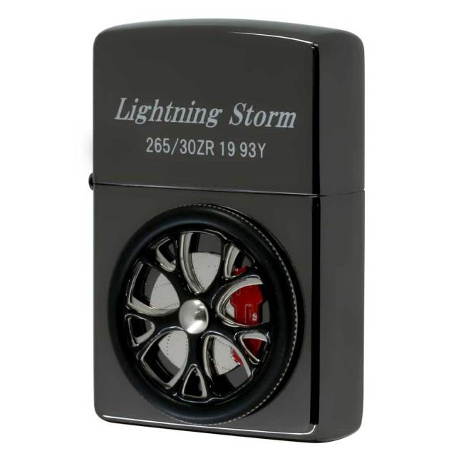 Zippo ジッポー ホイール メタル タイヤ スピニングホイール ブラック SPINNING WHEELトリックジッポー ZTR-BK メール便可