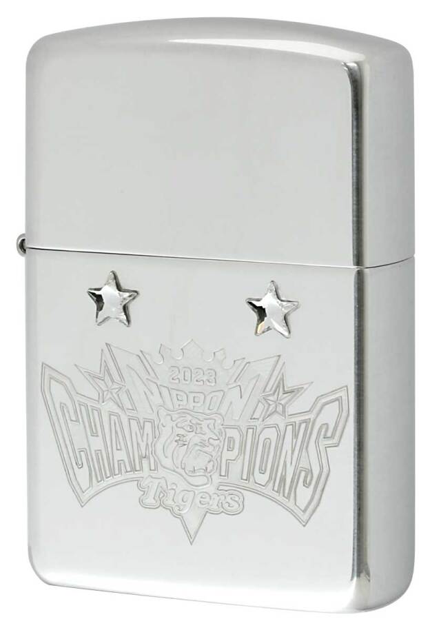 Zippo ジッポー 限定38個 阪神タイガース 2023年 日本一記念 Sterling Silver スターリングシルバー 純銀#15 HTZ-2023VICTORY SS
