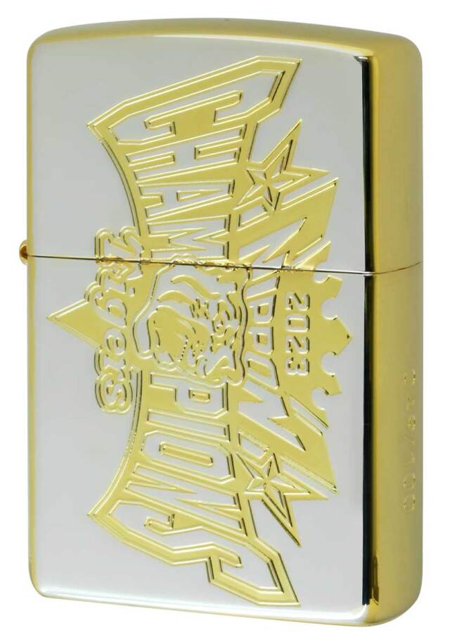 Zippo ジッポー 限定100個 阪神タイガース 2023年 日本一記念 SGミラーメッキ HTZ-2023VICTORY SG