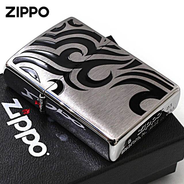 Zippo ジッポー トライバル タトゥー ブラック ワイルド TRIBAL TATTO