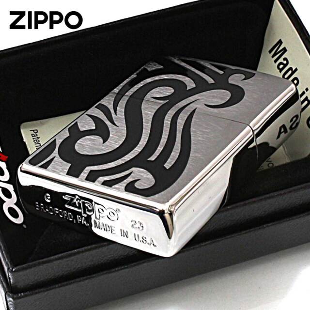 Zippo ジッポー トライバル タトゥー ブラック ワイルド TRIBAL