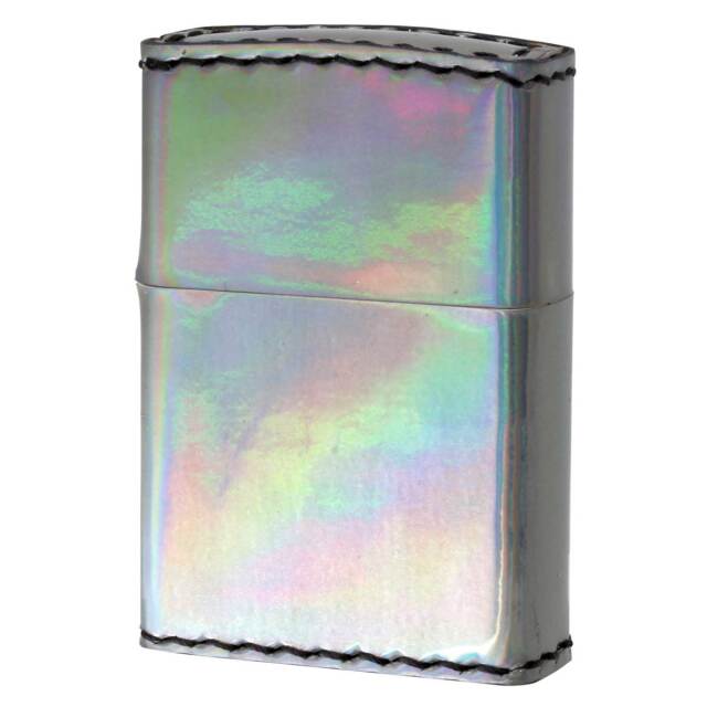 Zippo ジッポー Aurora color オーロラカラー 合皮巻き ZAU-スチール