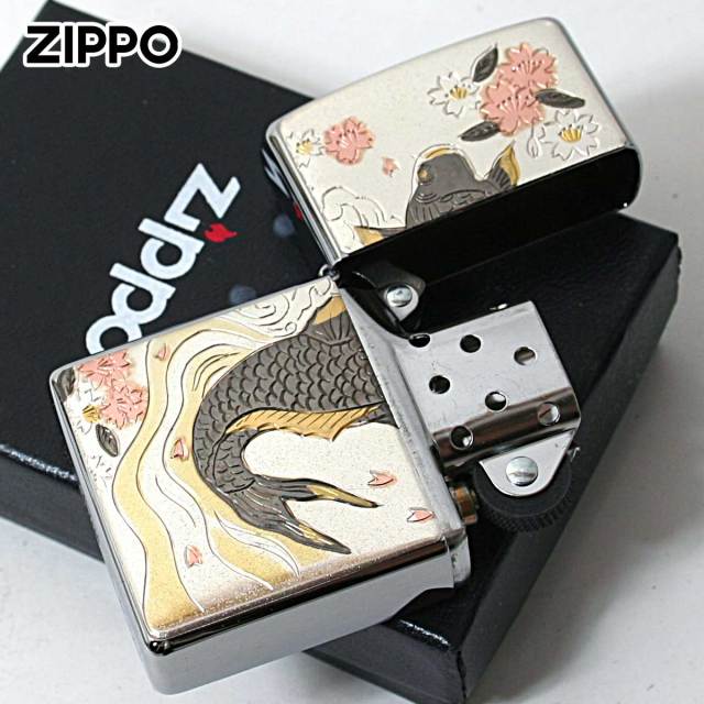 楽天市場】Zippo 電鋳板 ジッポー ZIPPO ZP 大鯉 電鋳貼り 和柄