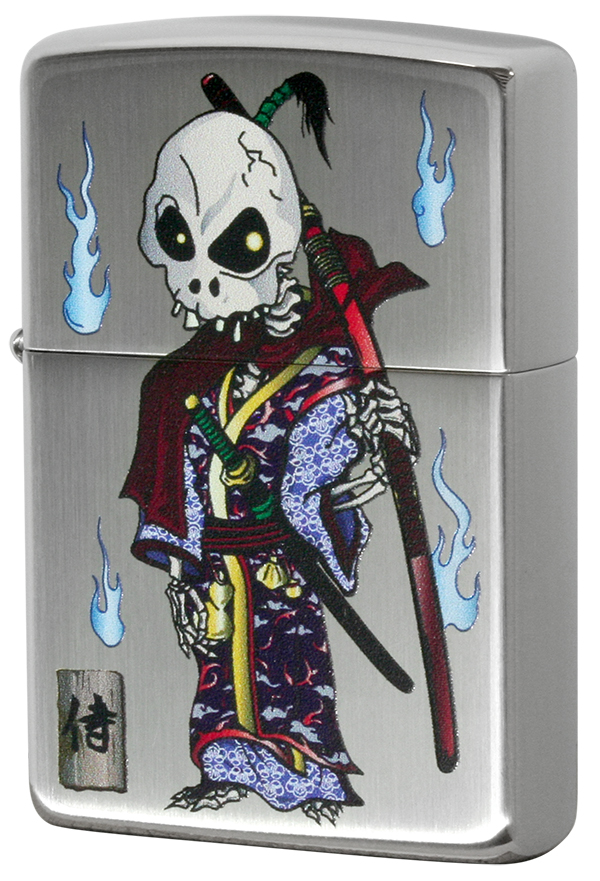 Zippo ジッポー 着せ替えドクロ 侍