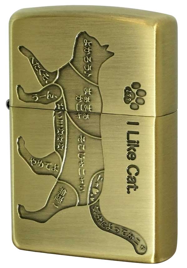 Zippo ジッポー アイ ライク キャット ネコBS メール便可