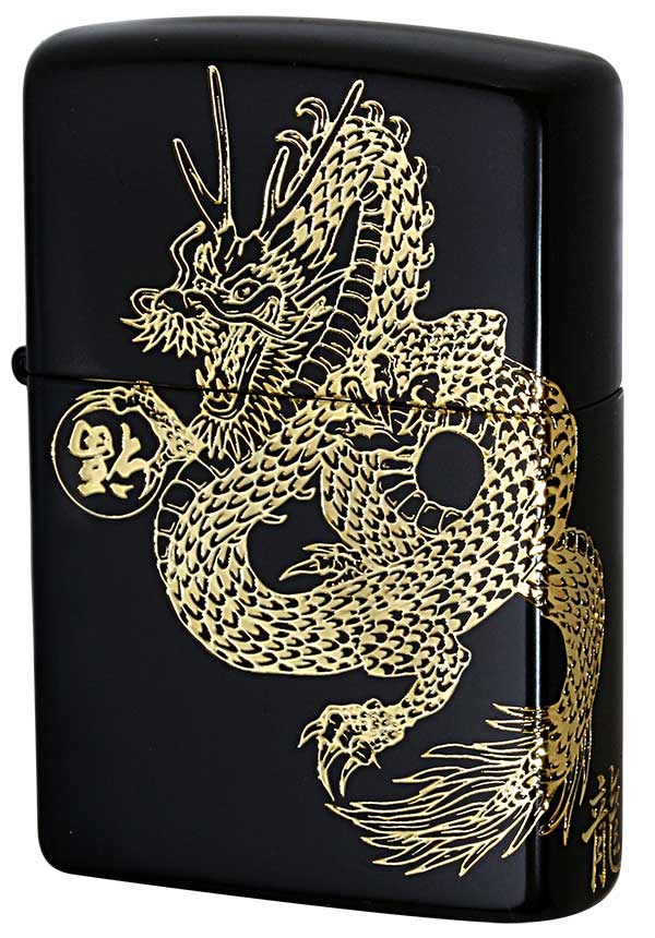 Zippo ジッポー 福龍 黒金