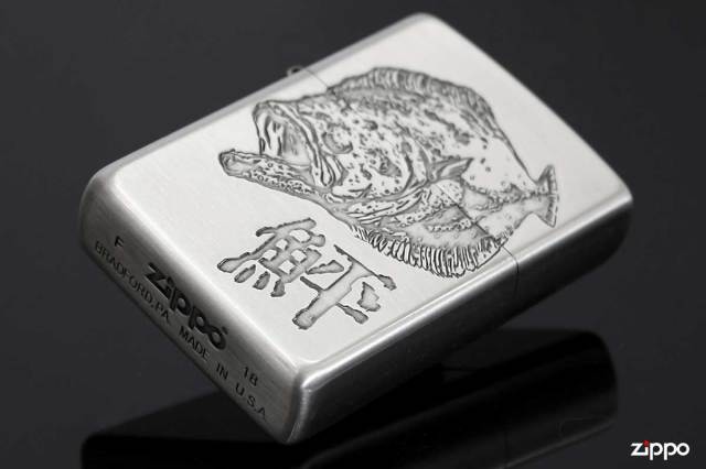 Zippo ジッポー 釣道 Fishing way 鮃｜Zippo専門店フラミンゴ：本店