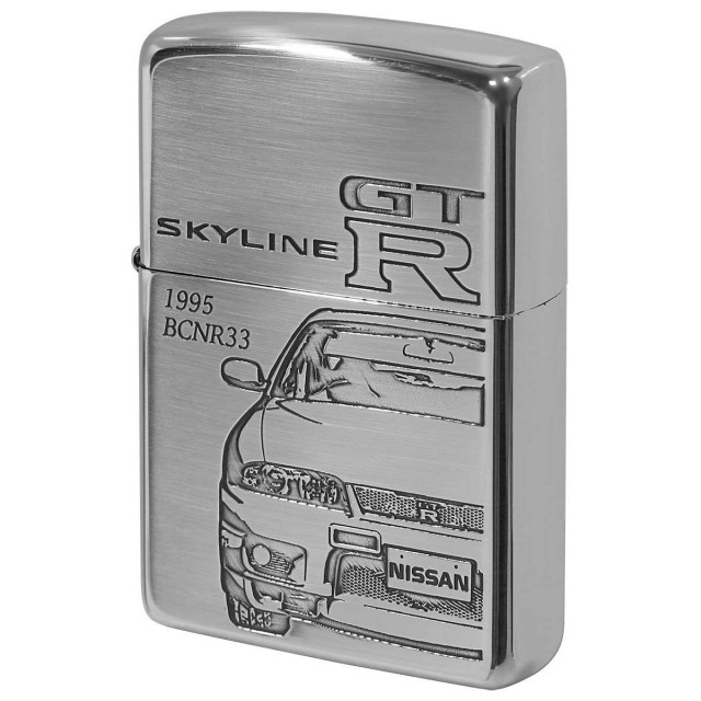 Zippo ジッポー スカイライン GT-R 日産 自動車 NISSAN SKYLINE オフィシャルライセンス品 BCNR33