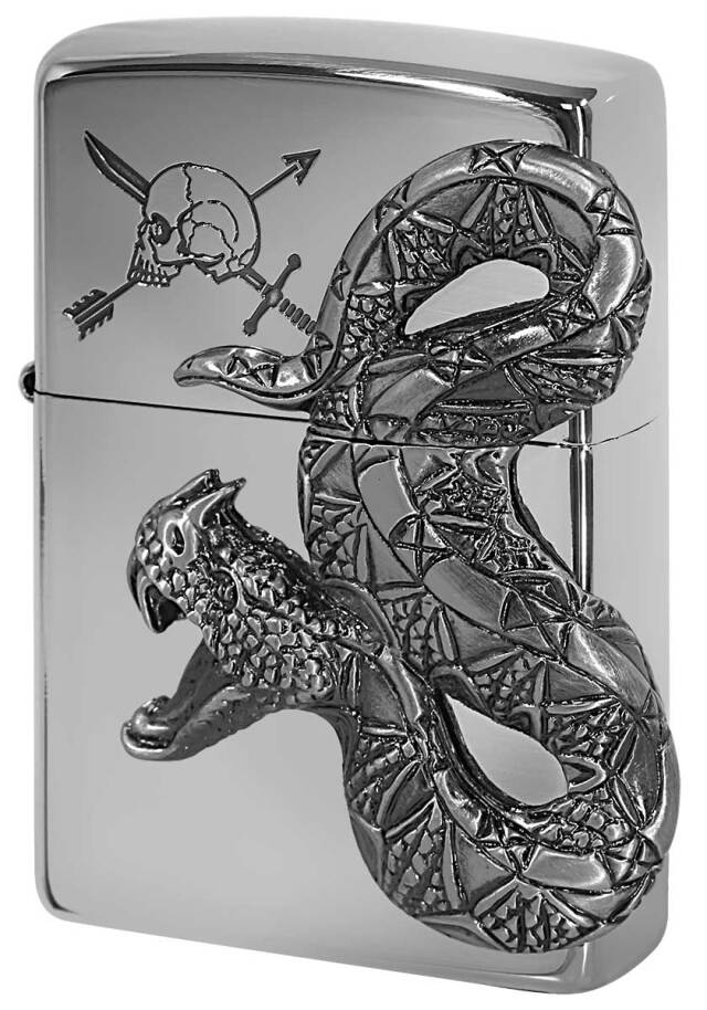 sOMEThING フェノム　美品 Zippo ジッポー Venom Adder ヴェノム アダー Ni｜Zippo専門店