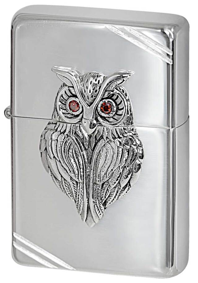 Zippo ジッポー LUCKY CHARM ラッキーチャーム 純銀No.14 フクロウ