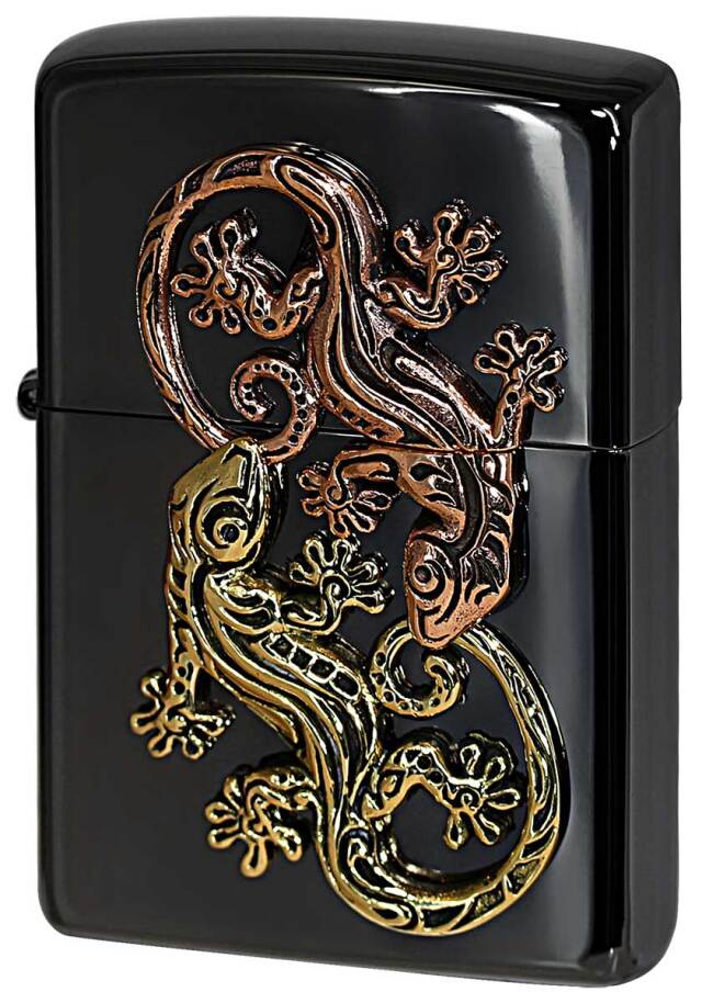 Zippo ジッポー LUCKY CHARM ラッキーチャーム ゲッコー BK