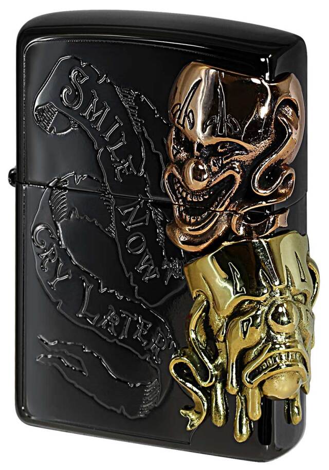 Zippo ジッポー LUCKY CHARM ラッキーチャーム 2フェイス BK