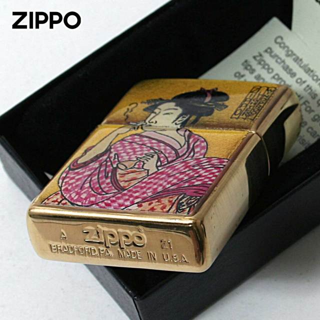 ZIPPO★アンティーク　金抜き　美女絵画★ ZIPPO☆アンティーク 金抜き 美女絵画☆ - メルカリ
