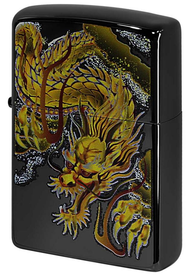 Zippo ジッポー ブライトアート 龍 メール便可