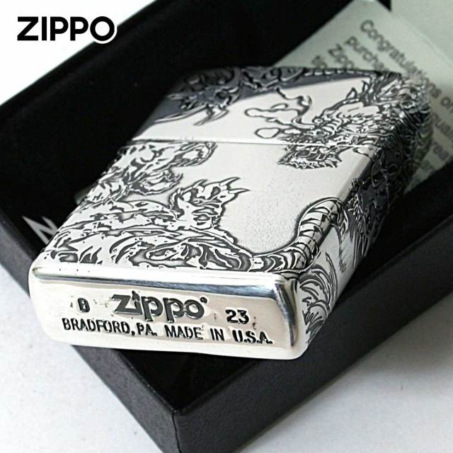 虎柄ジッポ　純銀 楽天市場】寅 zippo(ジッポーライター)和柄 虎 シルバー 銀