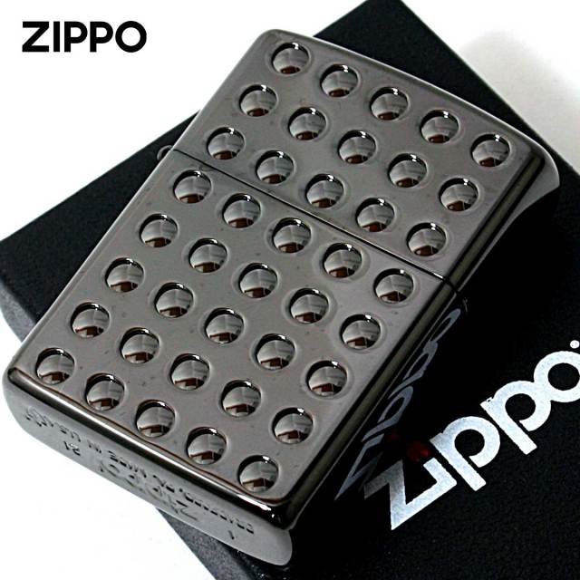 Zippo ジッポー アーマー シャインレンズカット ブラックニッケル