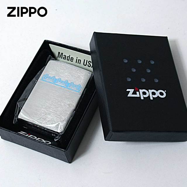 Zippo ジッポー 電車 3両 ブルー レーザーエングレイブ Lazer Engrave